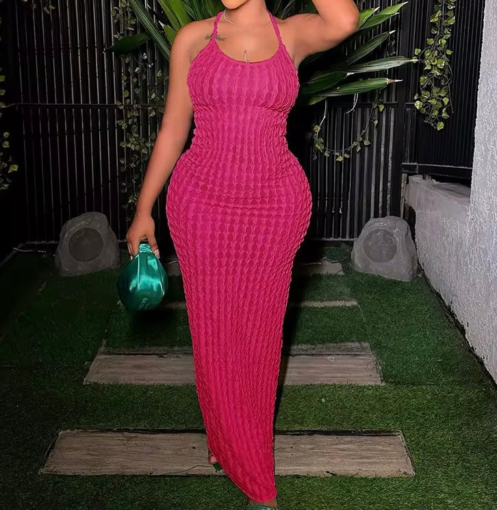 Hot Pink Maxi dress