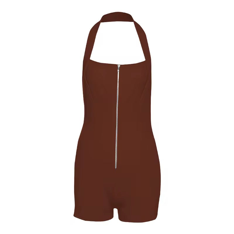 Cocoa Romper Brown