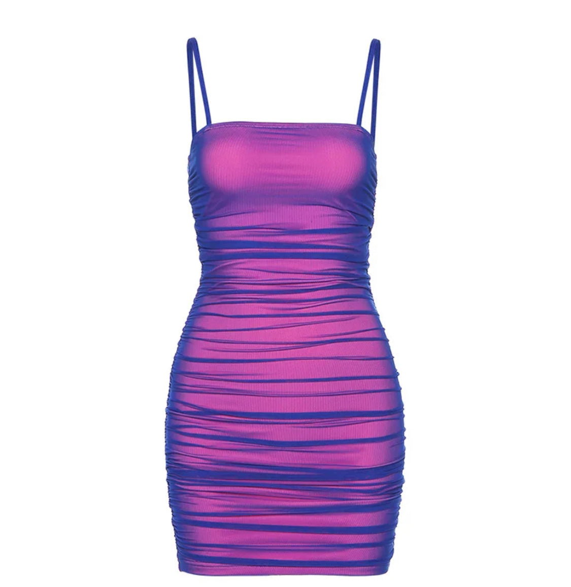 Blue Magenta Dress